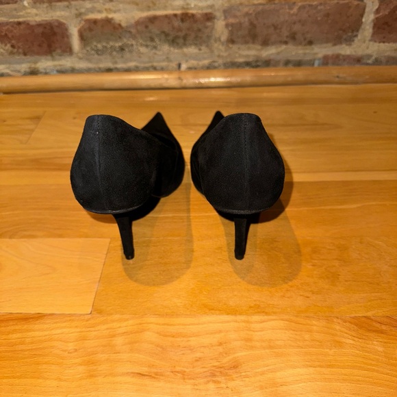 Elegant Black pointy Women's Heels Suede - Picture 5 of 9